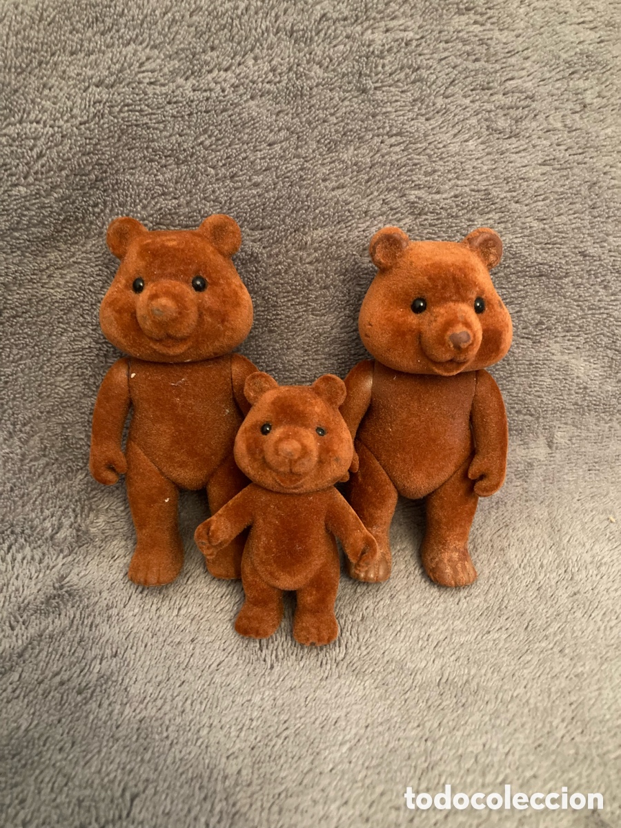 Juguetes antiguos: Mu&ntilde;eco osos Forest Families Sylvanian