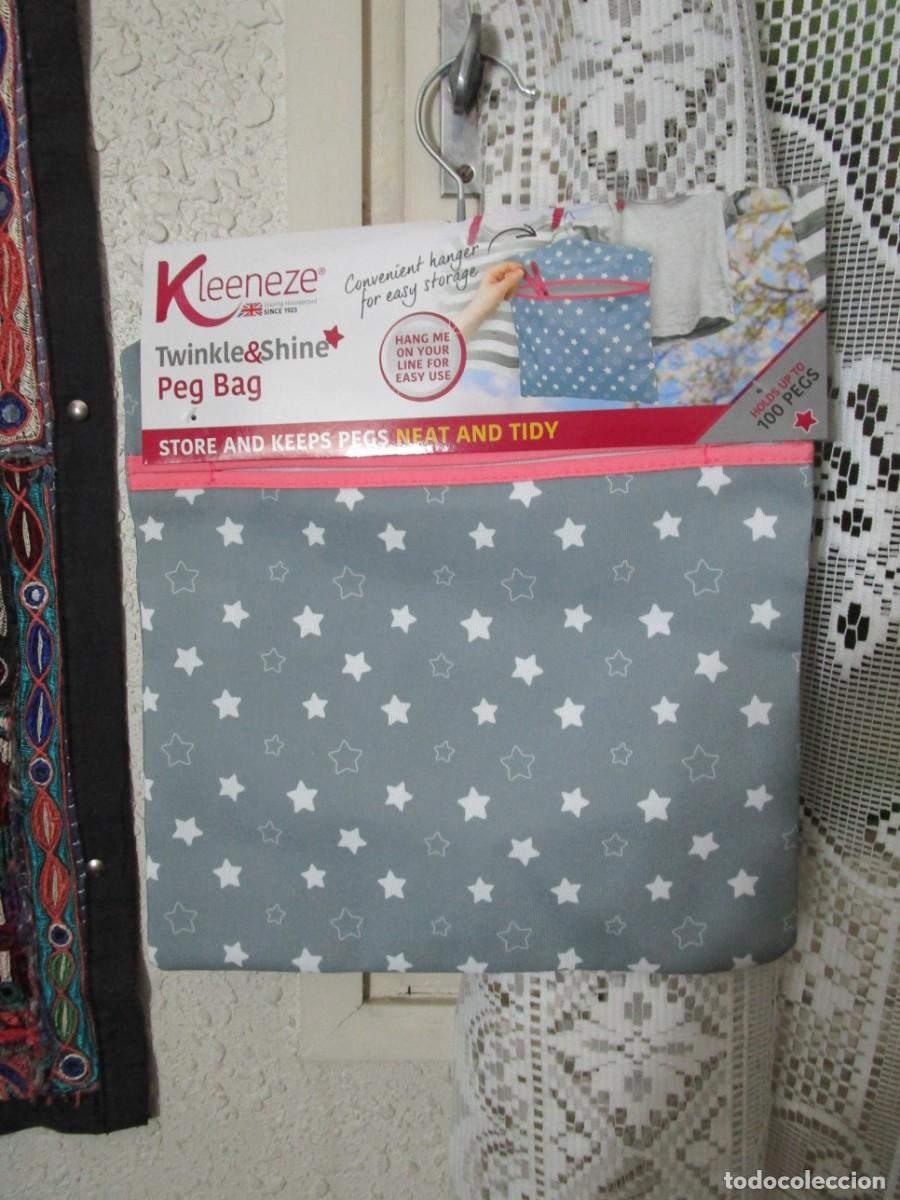 Juguetes antiguos: PRACTICA BOLSA KLEENEZE PARA PINZAS DE ROPA, PRENDAS PEQUE&Ntilde;AS, ETC. NUEVA A ESTRENAR