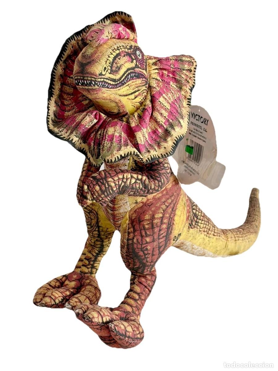 Jouets Anciens: Peluche Grande Dilophosaurus Jurassic Park JP Producto Oficial Espa&ntilde;a con Etiqueta 1992