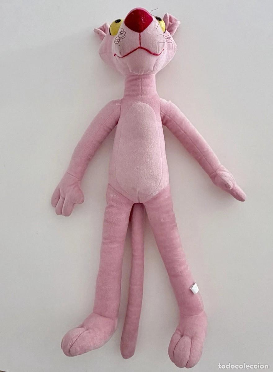 Brinquedos Antigos: Pantera Rosa de peluche grande, producto oficial vintage, en buen estado, Pantera Rosa.