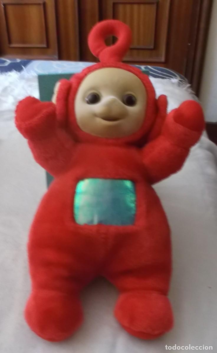 Juguetes antiguos: peluche teletubbi rojo 37 cm de alto