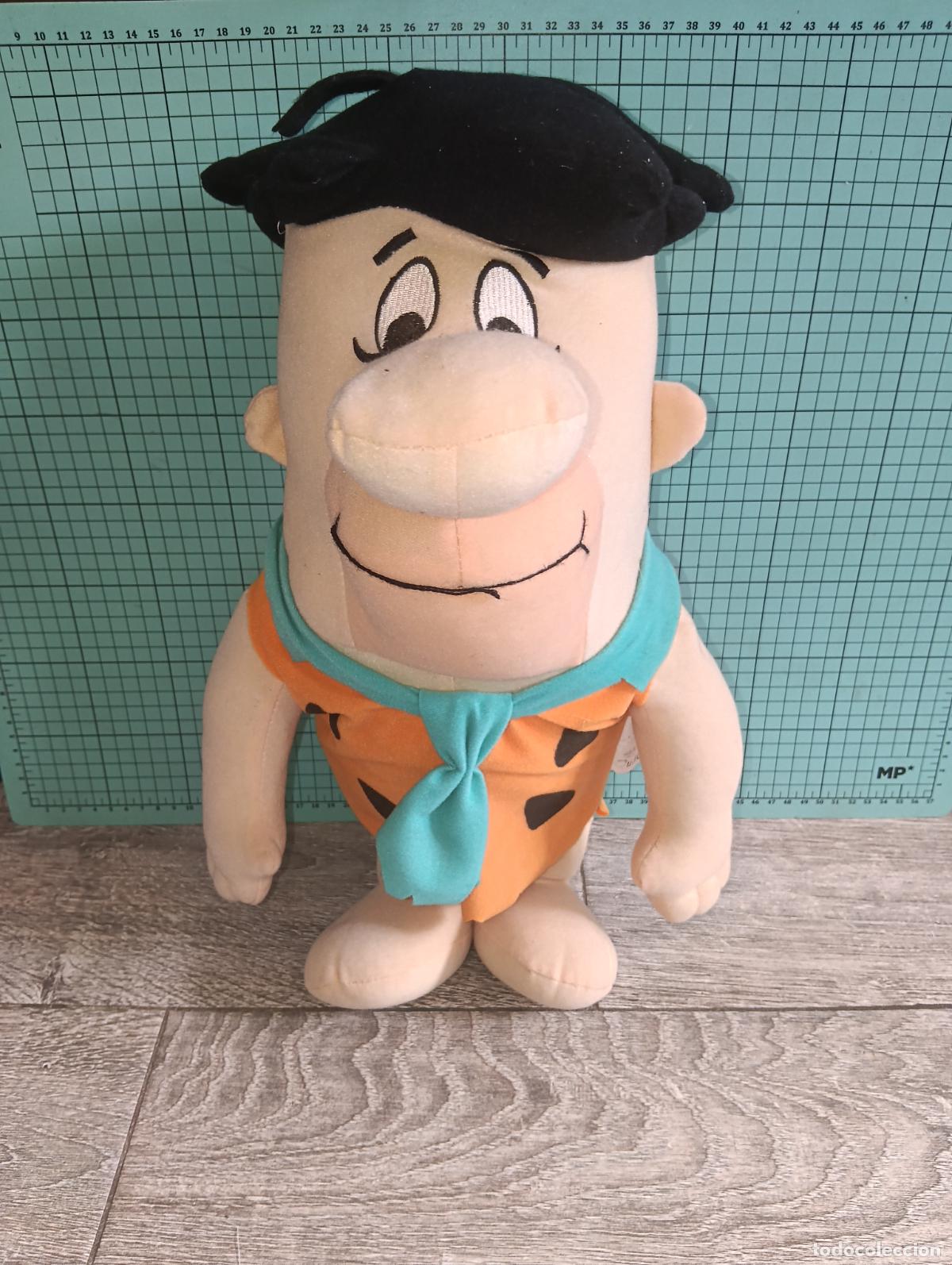 Juguetes antiguos: Peluche Pedro Picapiedra The Flinstones Quir&oacute;n 45 cms
