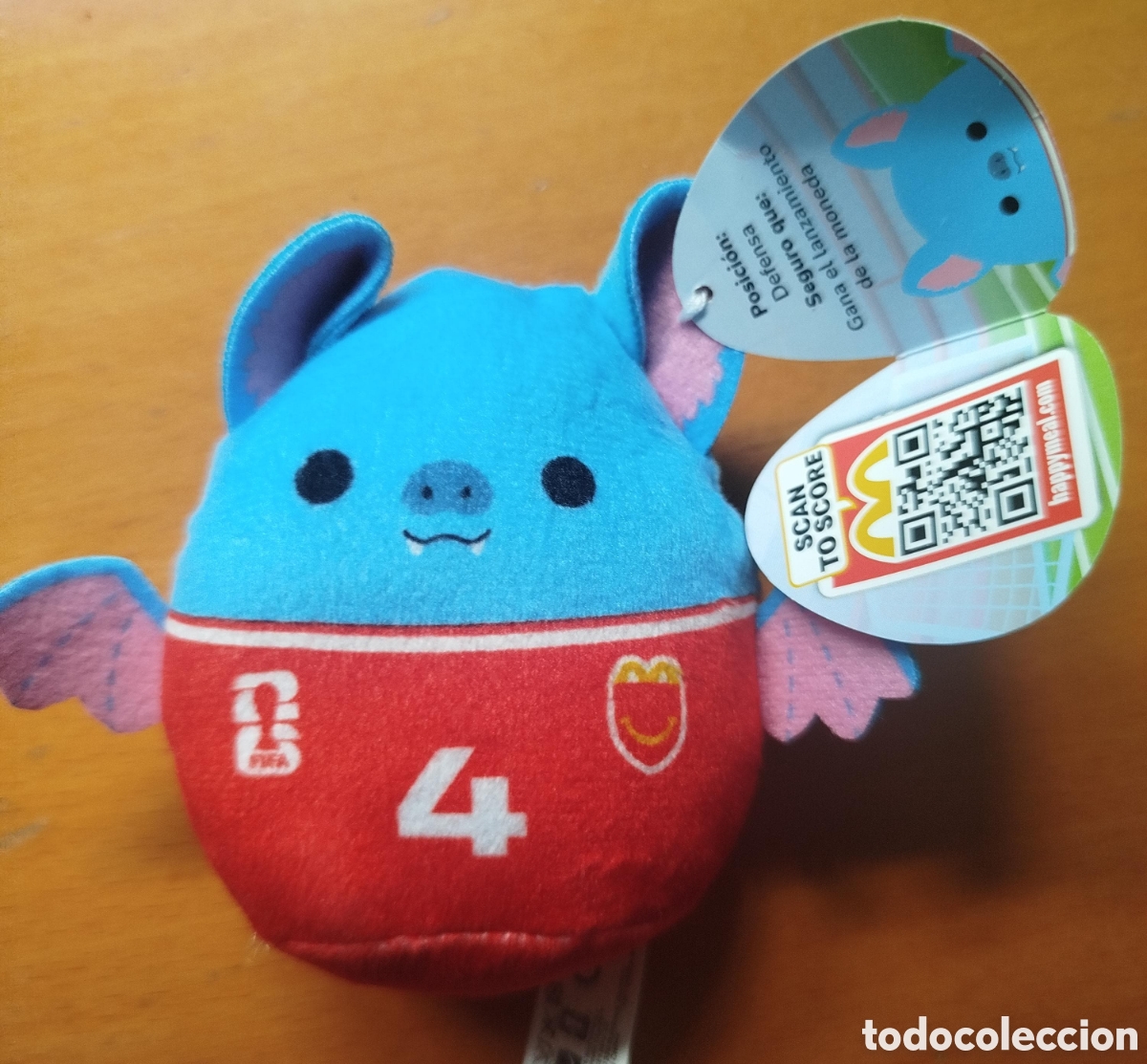 Juguetes antiguos: Peluche Boyle El Murci&eacute;lago Squishmallows McDonald's Mundial FIFA 2026