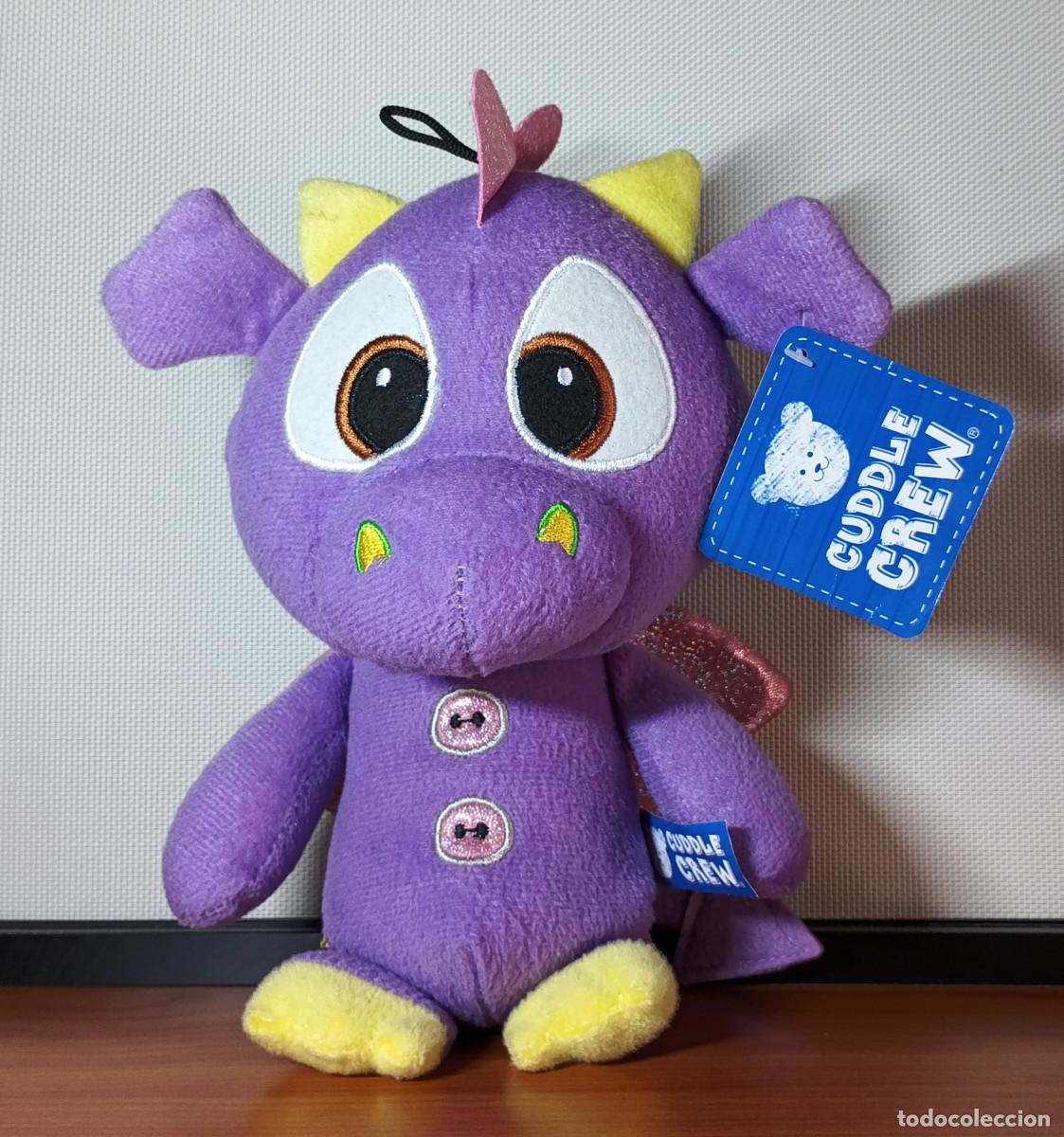 Juguetes antiguos: Drag&oacute;n de peluche marca Cuddle Crew - 27 cm