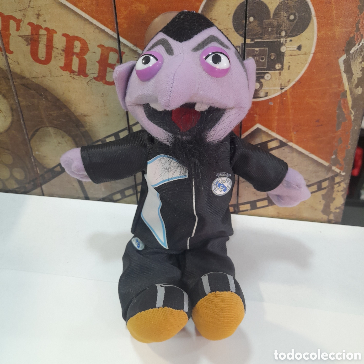 Juguetes antiguos: Peluche Conde Draco Real Madrid