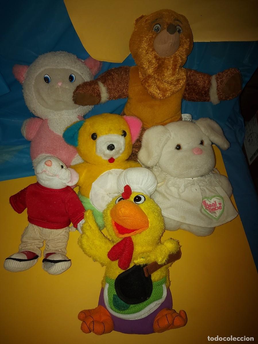 Juguetes antiguos: peluches , lote 6 peluches