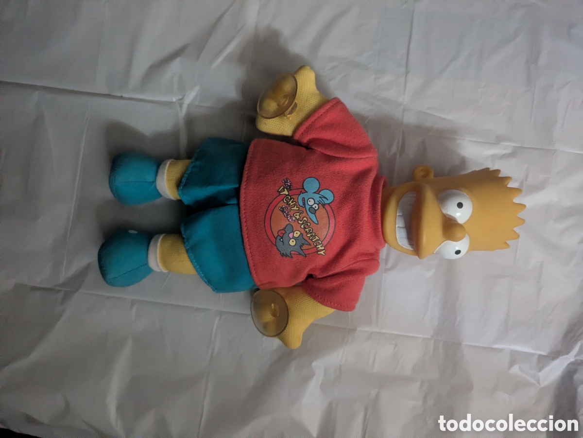 Juguetes antiguos: Bart Simpson 1997 mu&ntilde;eco 25cm - Foto 3