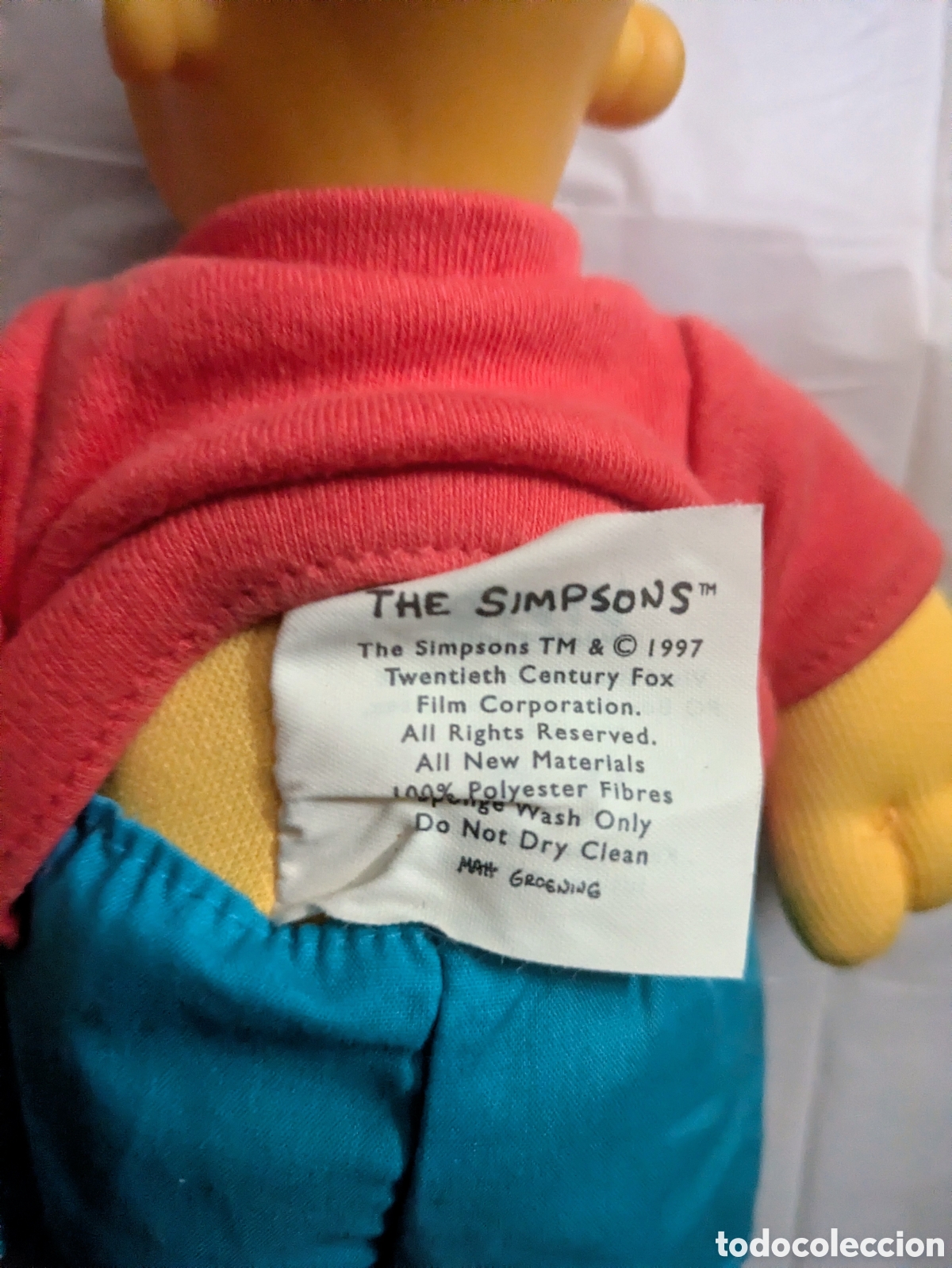 Juguetes antiguos: Bart Simpson 1997 mu&ntilde;eco 25cm - Foto 4