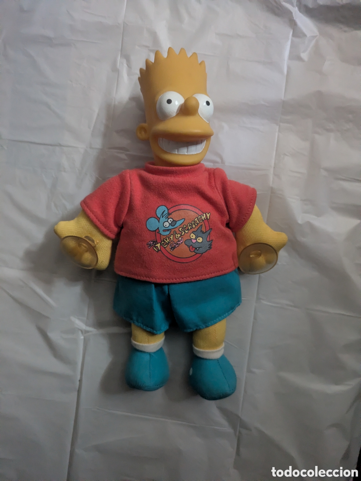 Juguetes antiguos: Bart Simpson 1997 mu&ntilde;eco 25cm - Foto 8