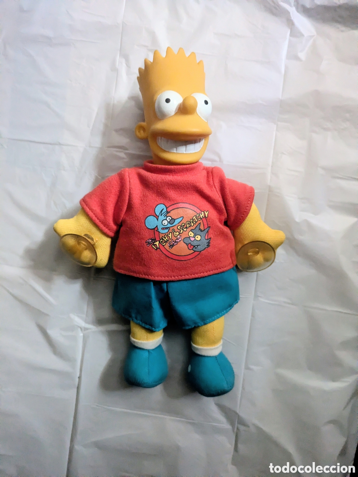 Juguetes antiguos: Bart Simpson 1997 mu&ntilde;eco 25cm