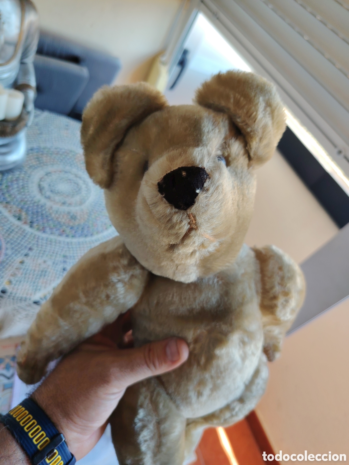 Juguetes antiguos: OSO DE PELUCHE ANTIGUO MARCA GEBRUDER HERMANN