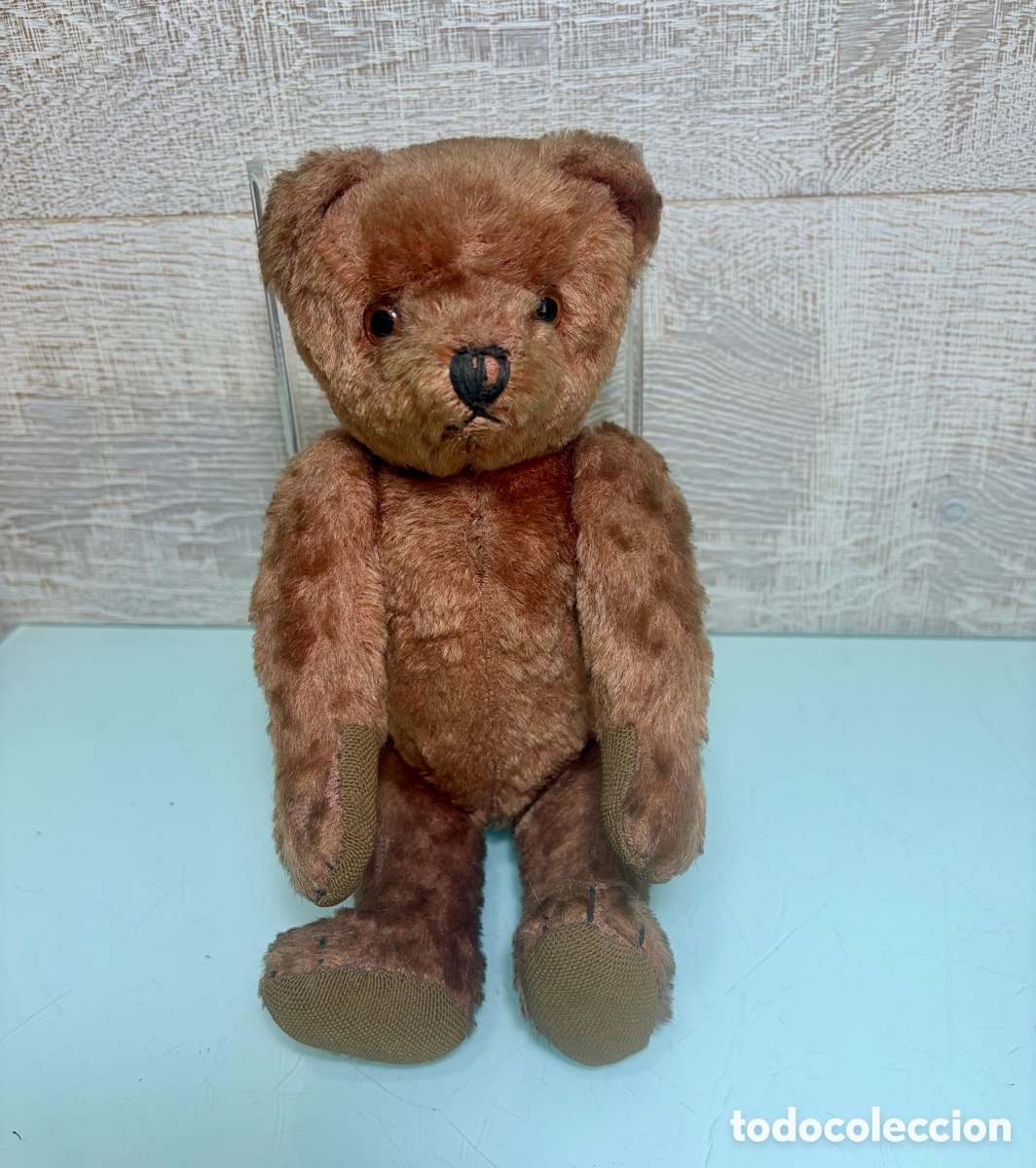 Juguetes antiguos: Antiguo oso peluche de juguete. Posible Steiff.