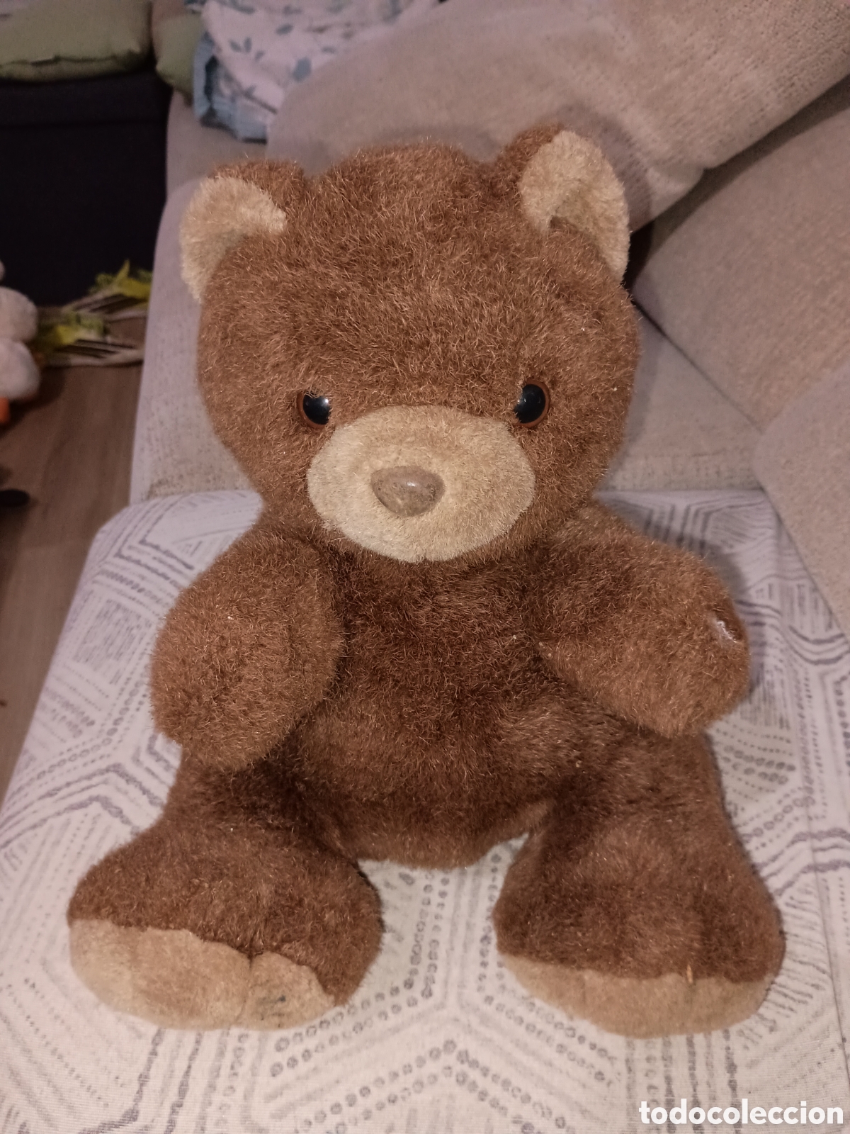 Juguetes antiguos: Osito de peluche vintage a&ntilde;os 70/90