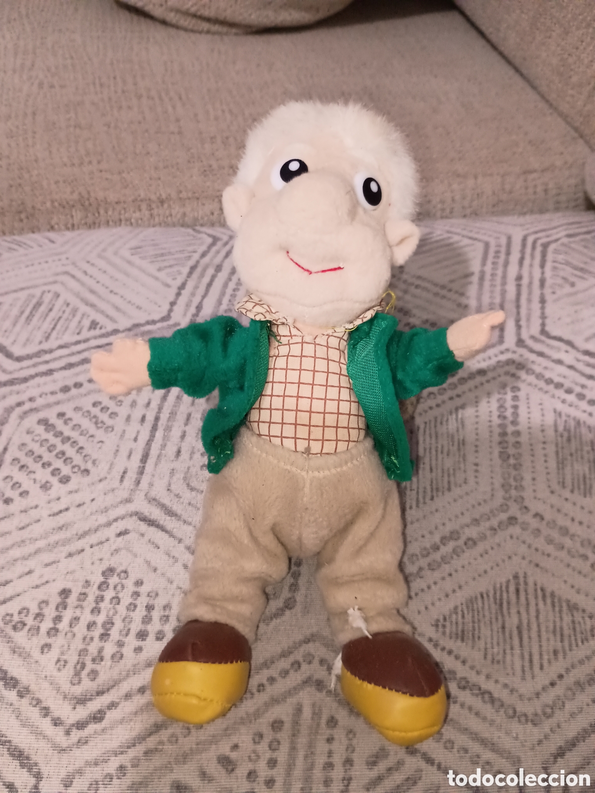 Juguetes antiguos: Peluche vintage Geppetto.