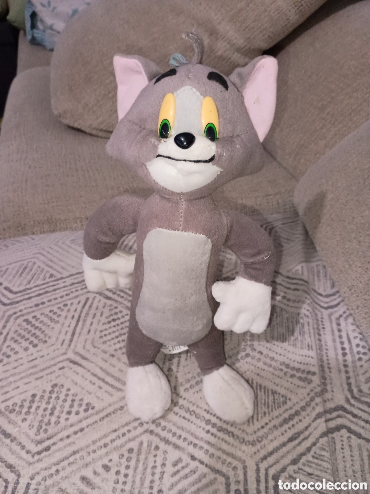 Juguetes antiguos: Peluche vintage tom el gato