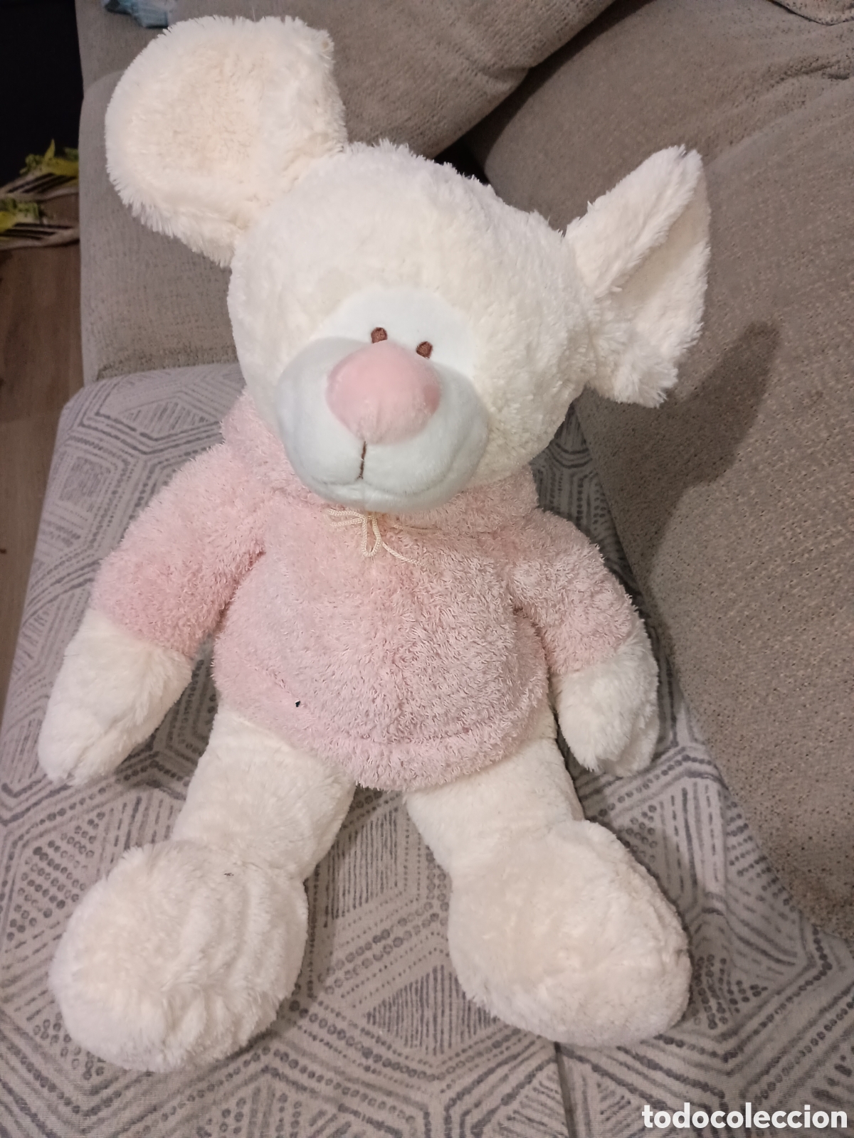 Juguetes antiguos: Oso peluche vintage 50cn
