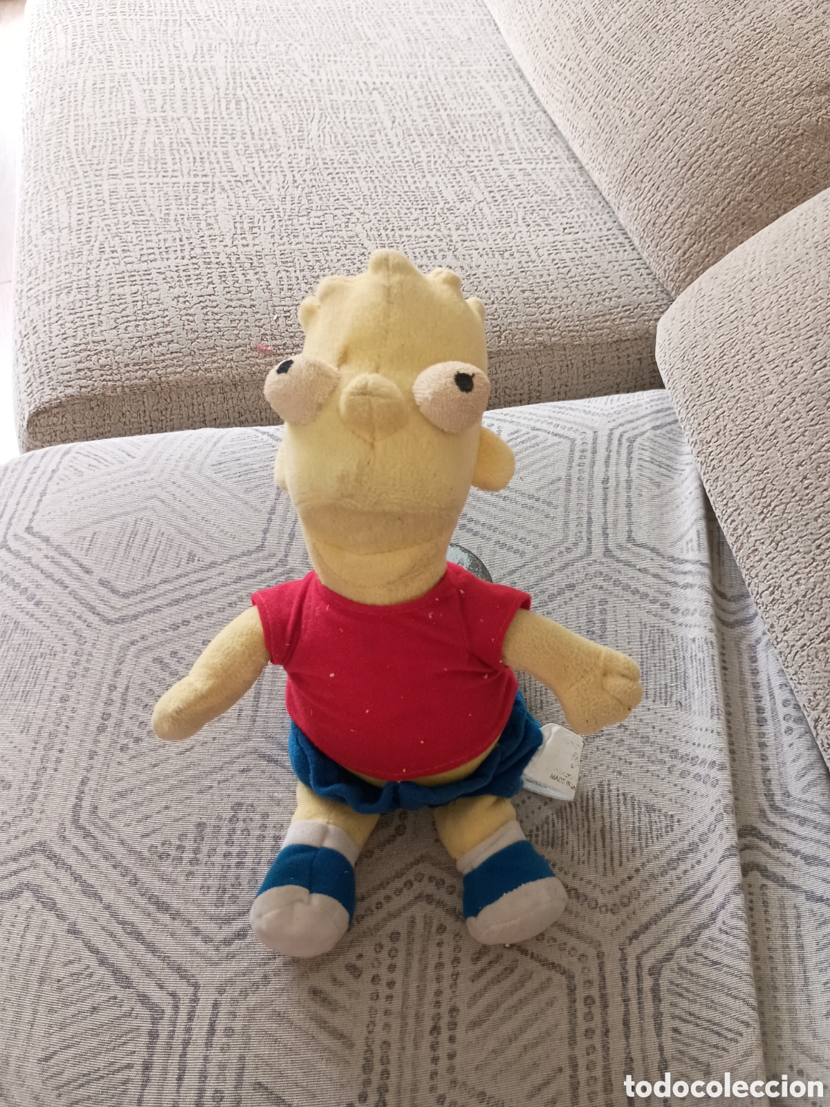 Juguetes antiguos: Peluche bart Simpson - Foto 2