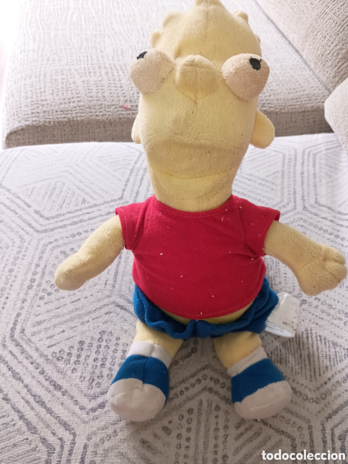 Juguetes antiguos: Peluche bart Simpson