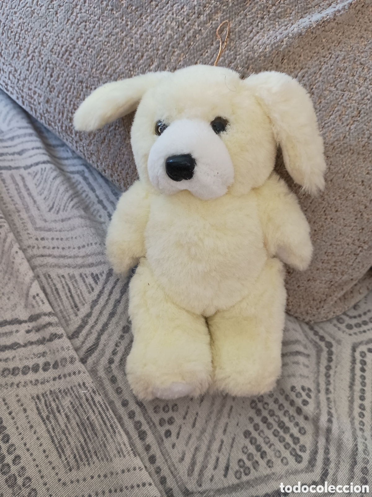 Jouets Anciens: Perrito de peluche vintage