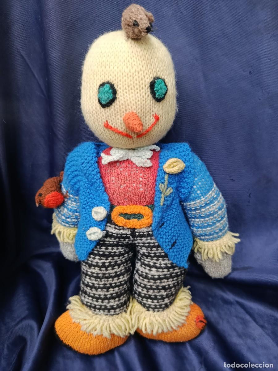 Juguetes antiguos: Precioso mu&ntilde;eco antiguo de trapo de mendigo