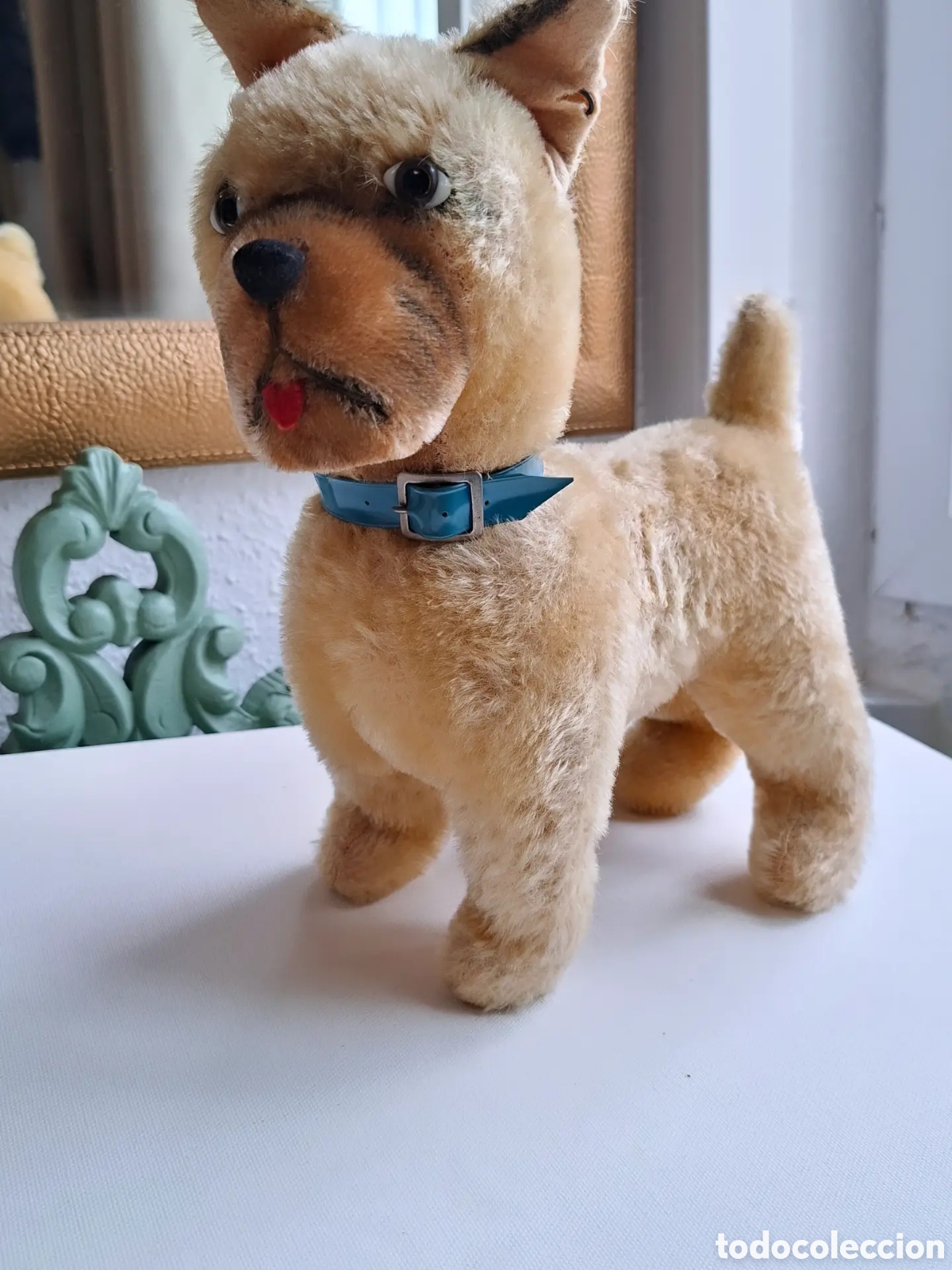 Juguetes antiguos: Perro Steiff Sarras A&ntilde;os 50