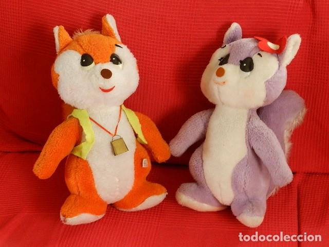 Juguetes antiguos: Peluches VIR Banner y Flappy Valencia Made in Spain