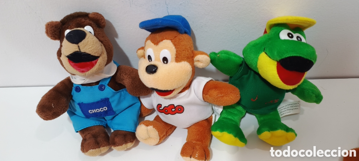 Juguetes antiguos: Kellogs colecci&oacute;n de peluches completa - Foto 2