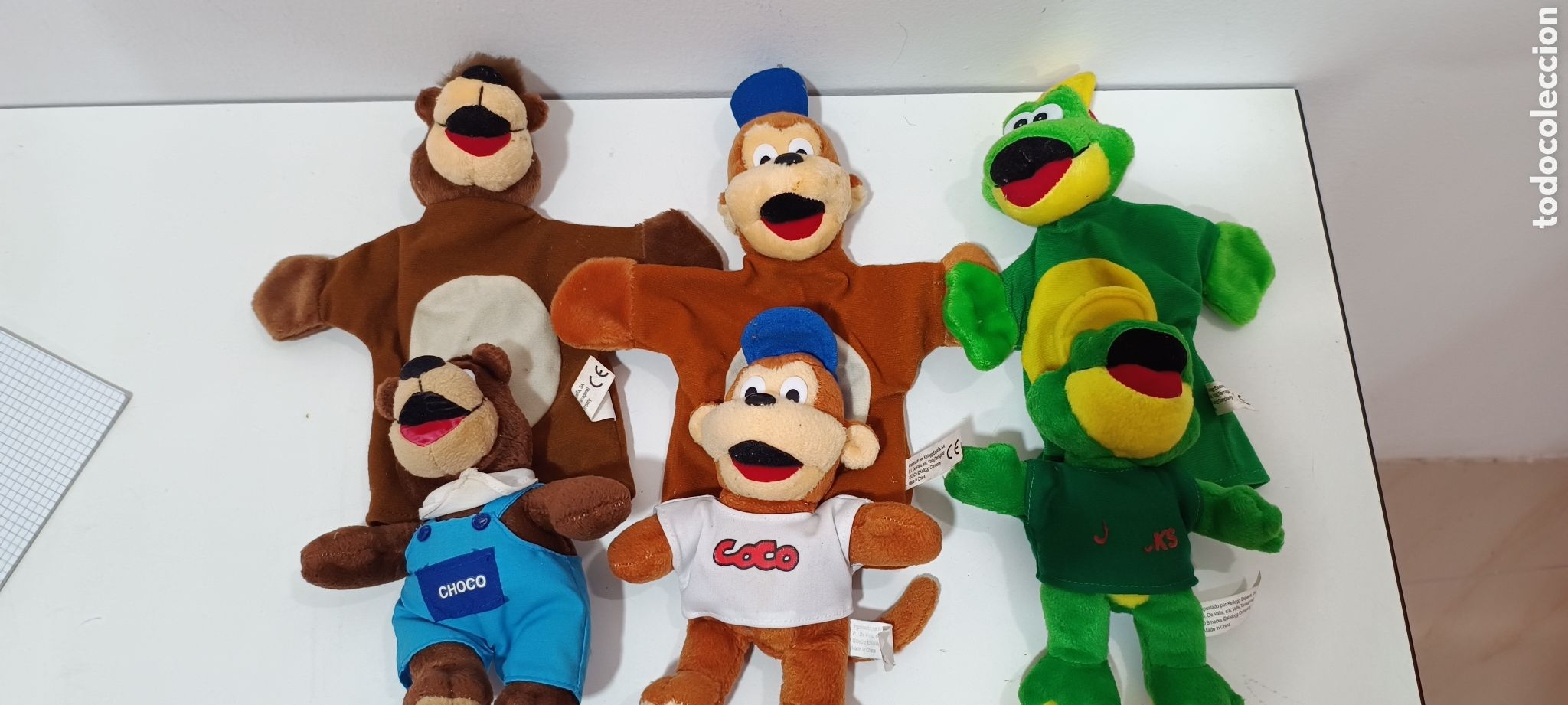Juguetes antiguos: Kellogs colecci&oacute;n de peluches completa