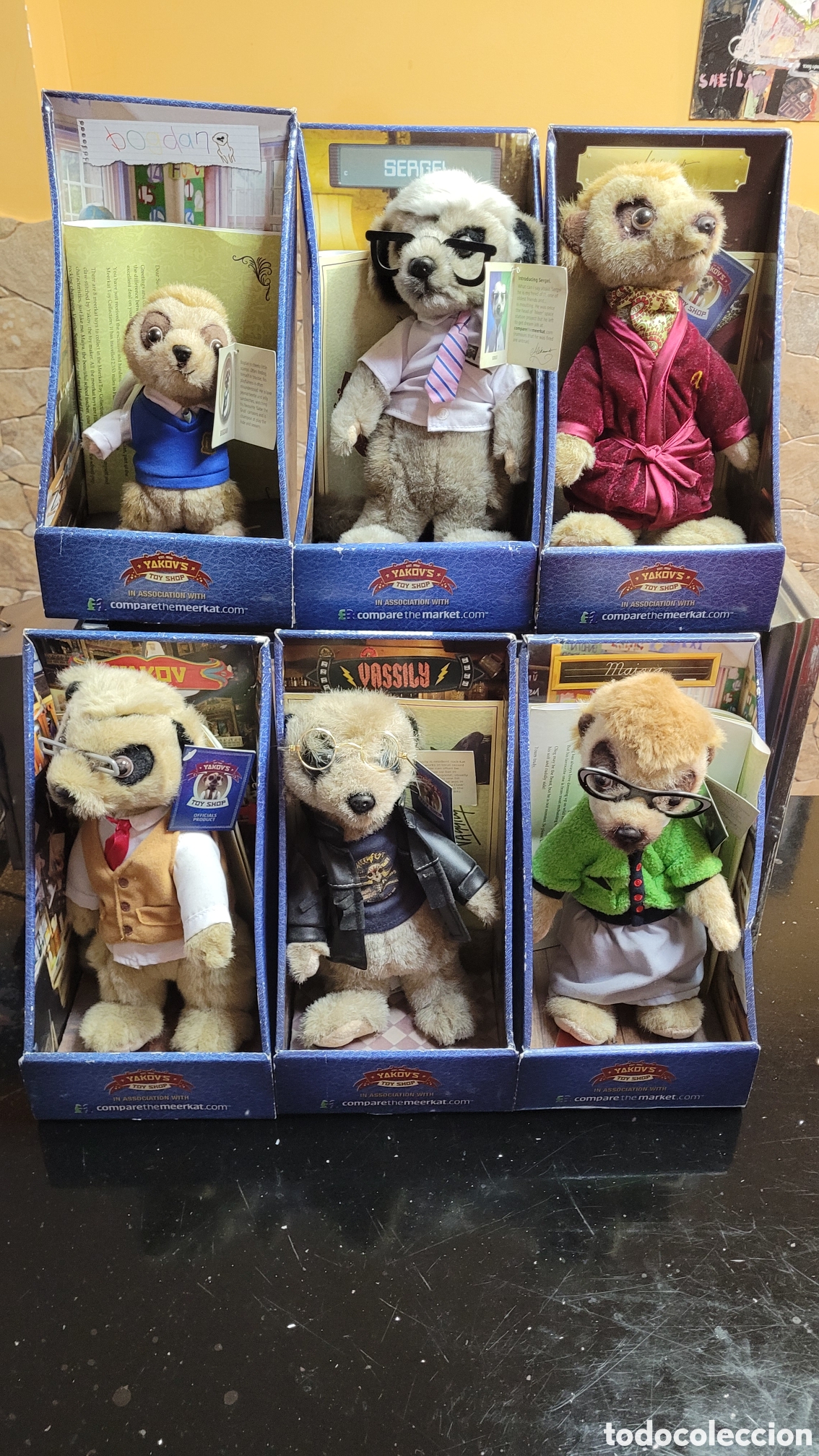 Juguetes antiguos: Suricatas yakovs toy shop