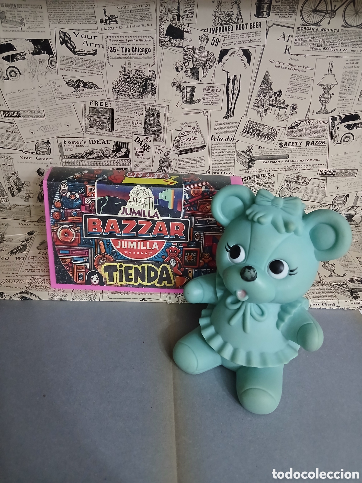 Juguetes antiguos: Juguete osito de goma
