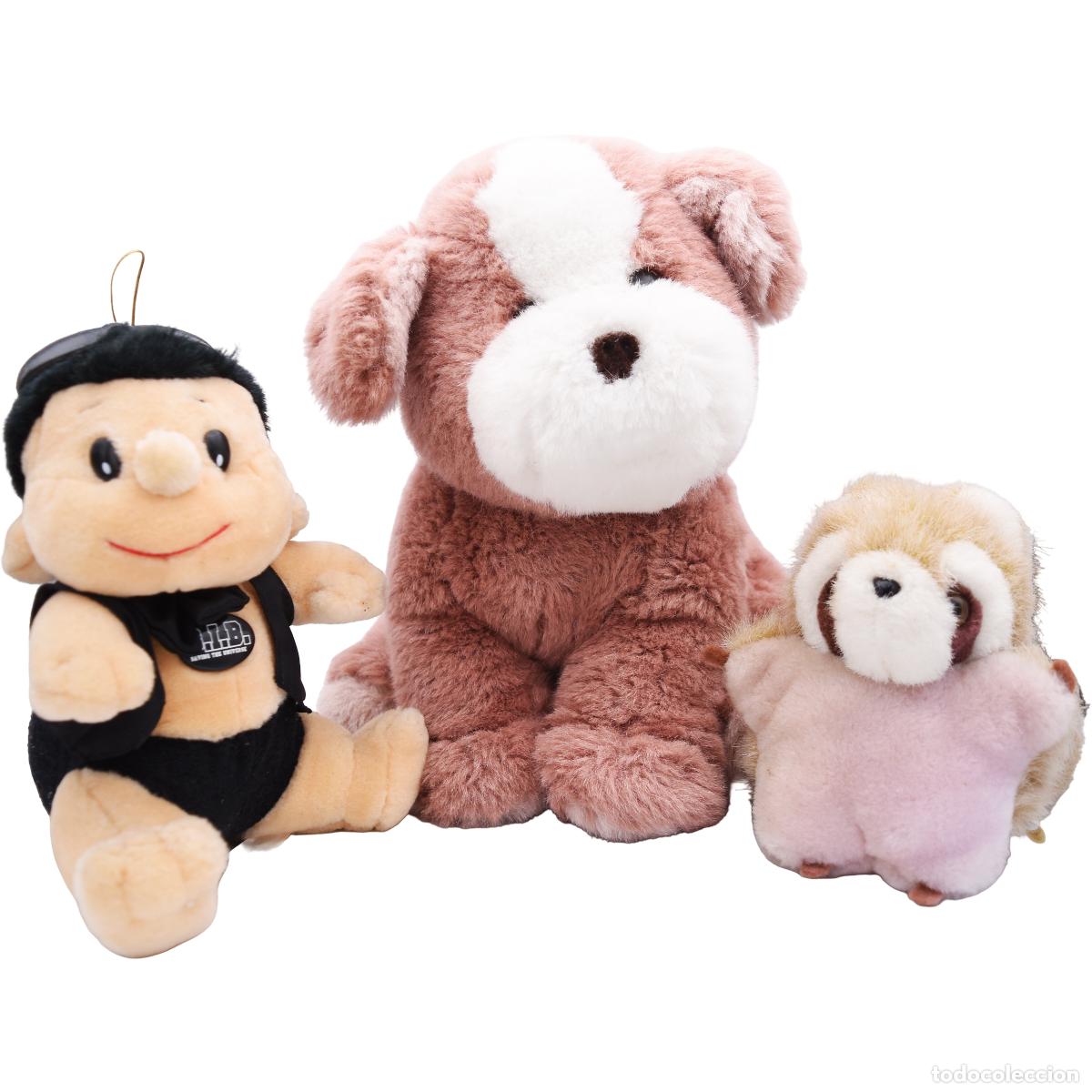 Brinquedos Antigos: Peluches - Conjunto de 3