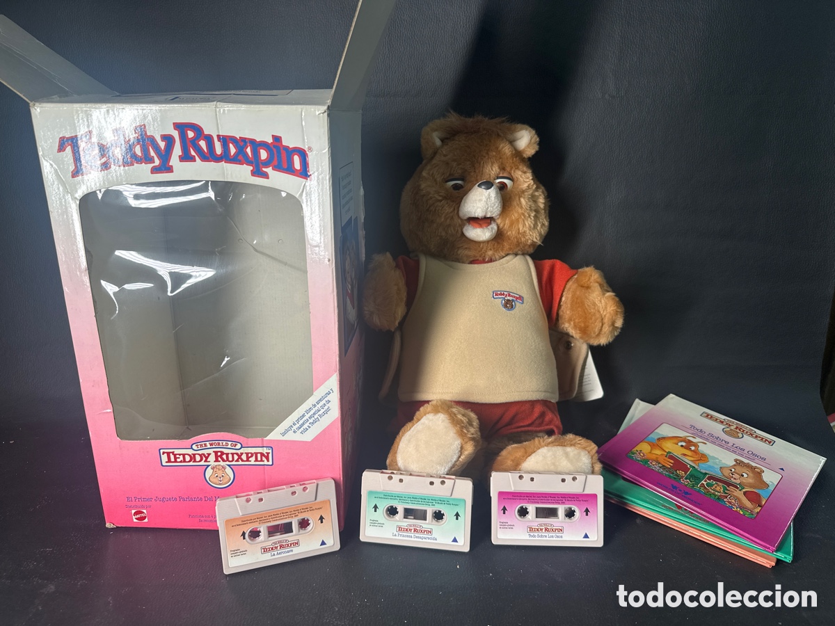 Juguetes antiguos: Teddy Ruxpin juguete parlante con movimiento