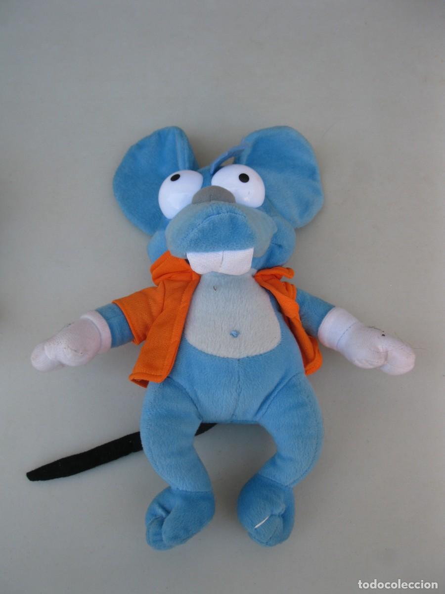 Brinquedos Antigos: PELUCHE DE RASCA - PERSONAJE DE LOS SIMPSON - RASCA Y PICA - ITCHY AND SCRATCHY.