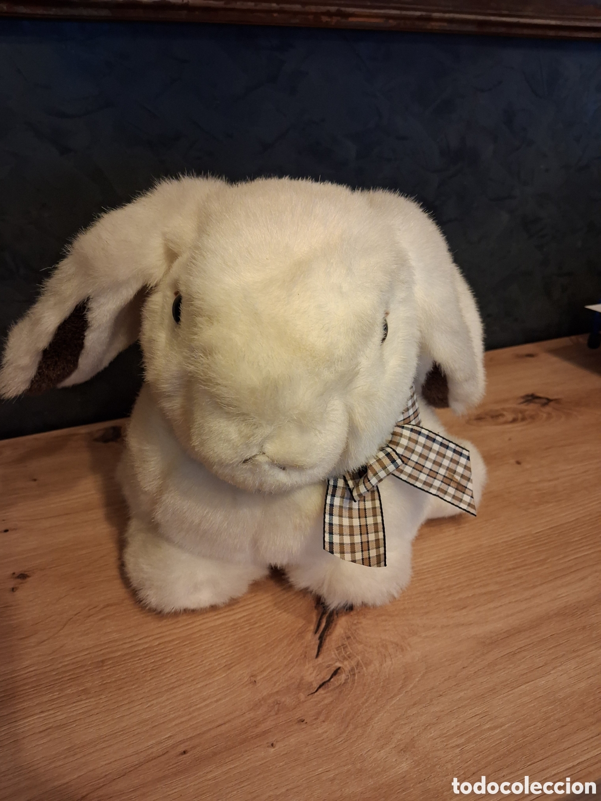 Juguetes antiguos: CONEJO BLANCO PELUCHE HAMLEYS - Foto 2