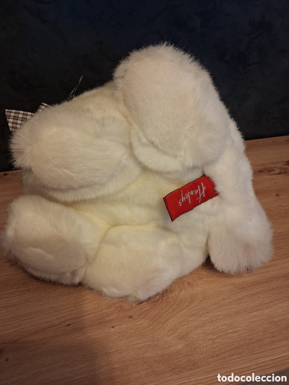 Juguetes antiguos: CONEJO BLANCO PELUCHE HAMLEYS - Foto 3