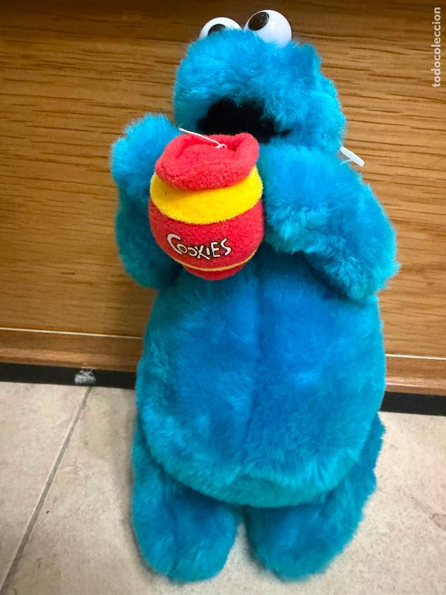 Juguetes antiguos: Peluche triki barrio s&eacute;samo