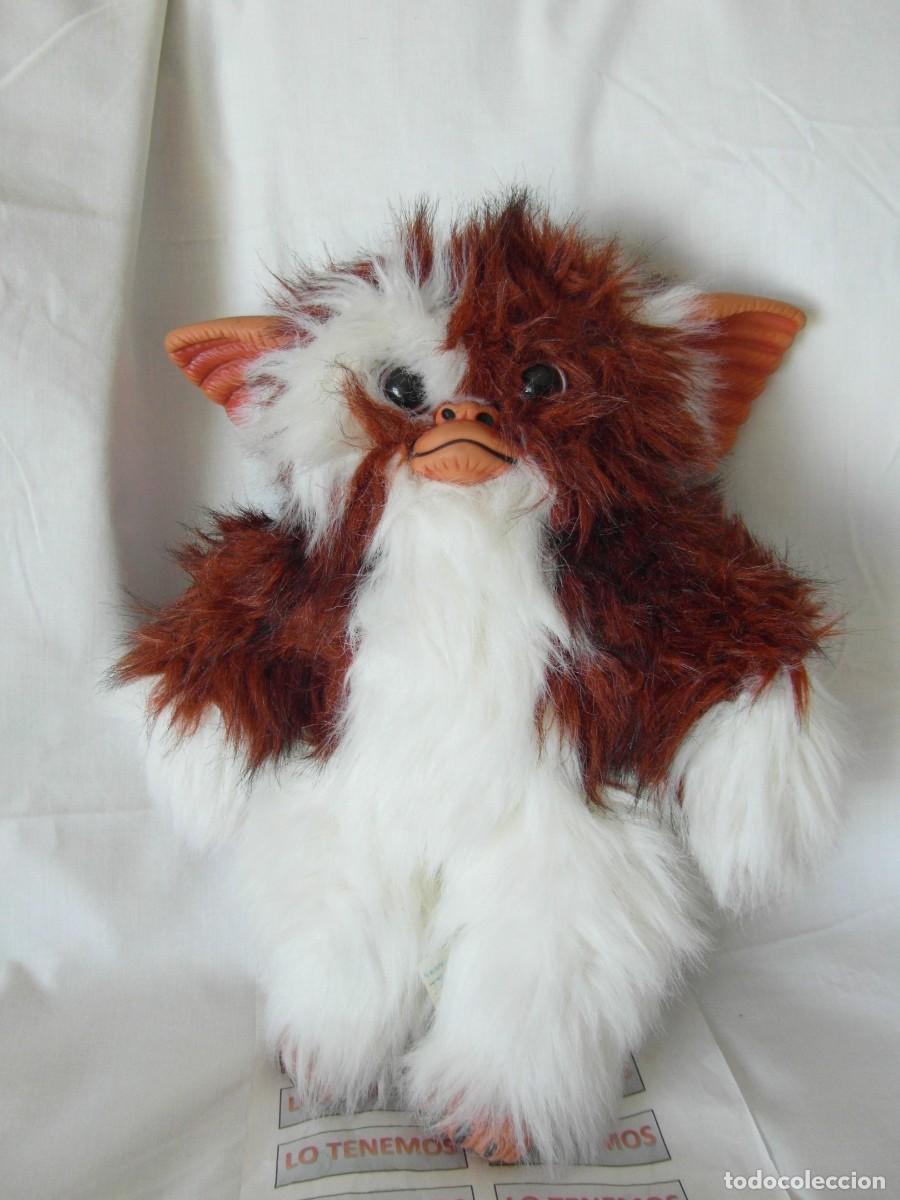 Juguetes antiguos: Peluche de los Gremlins GIZMO de los a&ntilde;os 80 mide unos 38cm.etiqueta QUIRON.