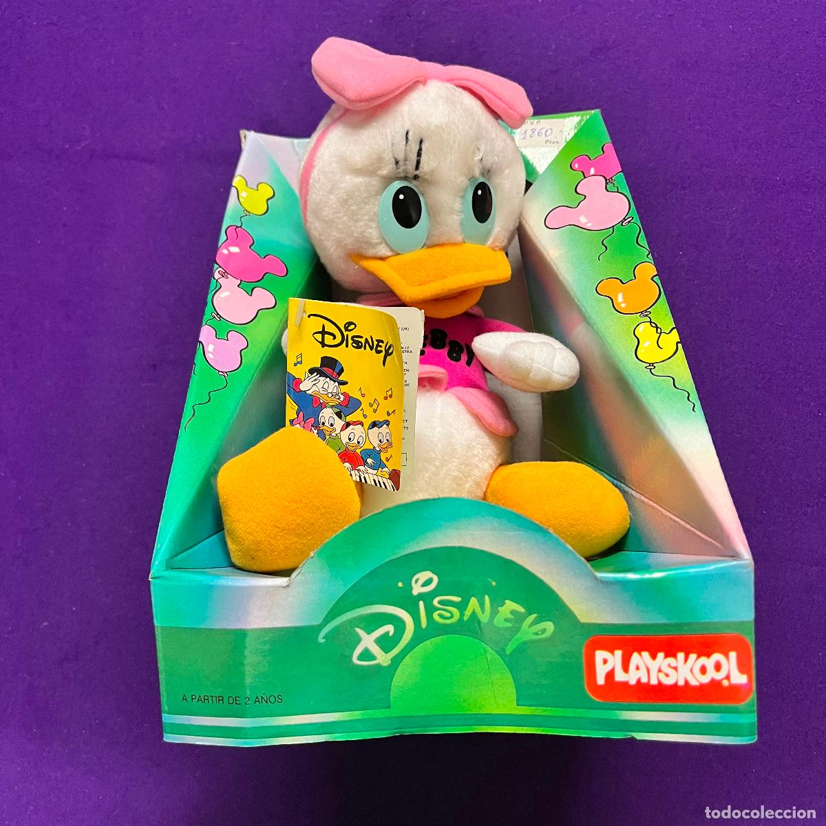 Altes Spielzeug: PELUCHE DE PATO DAISY. DISNEY. PLAYSKOOL. EN SU CAJA ORIGINAL. SIN USAR.