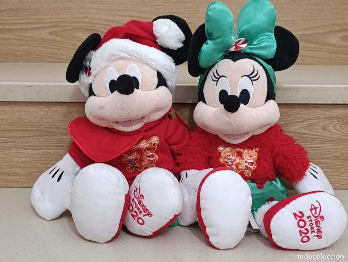Juguetes antiguos: Mickey y Minnie Disney Store Holiday Cheer 2020