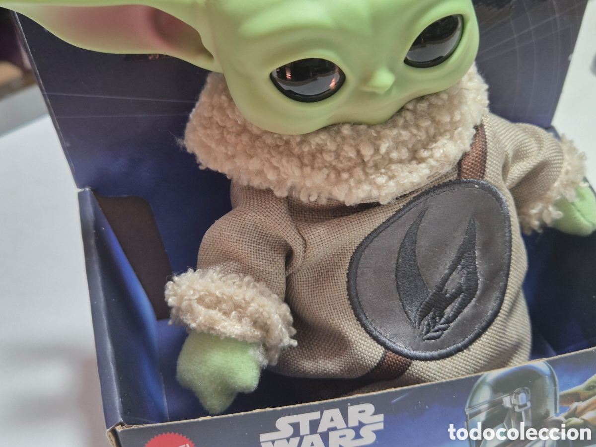 Juguetes antiguos: Peluche The Mandalorian And Grogu . Star Wars Disney