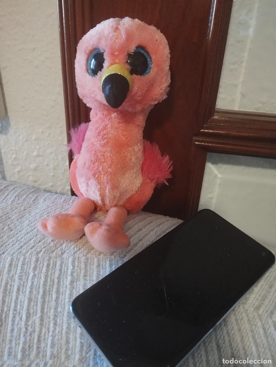 Juguetes antiguos: peluche de Gilda el flamenco