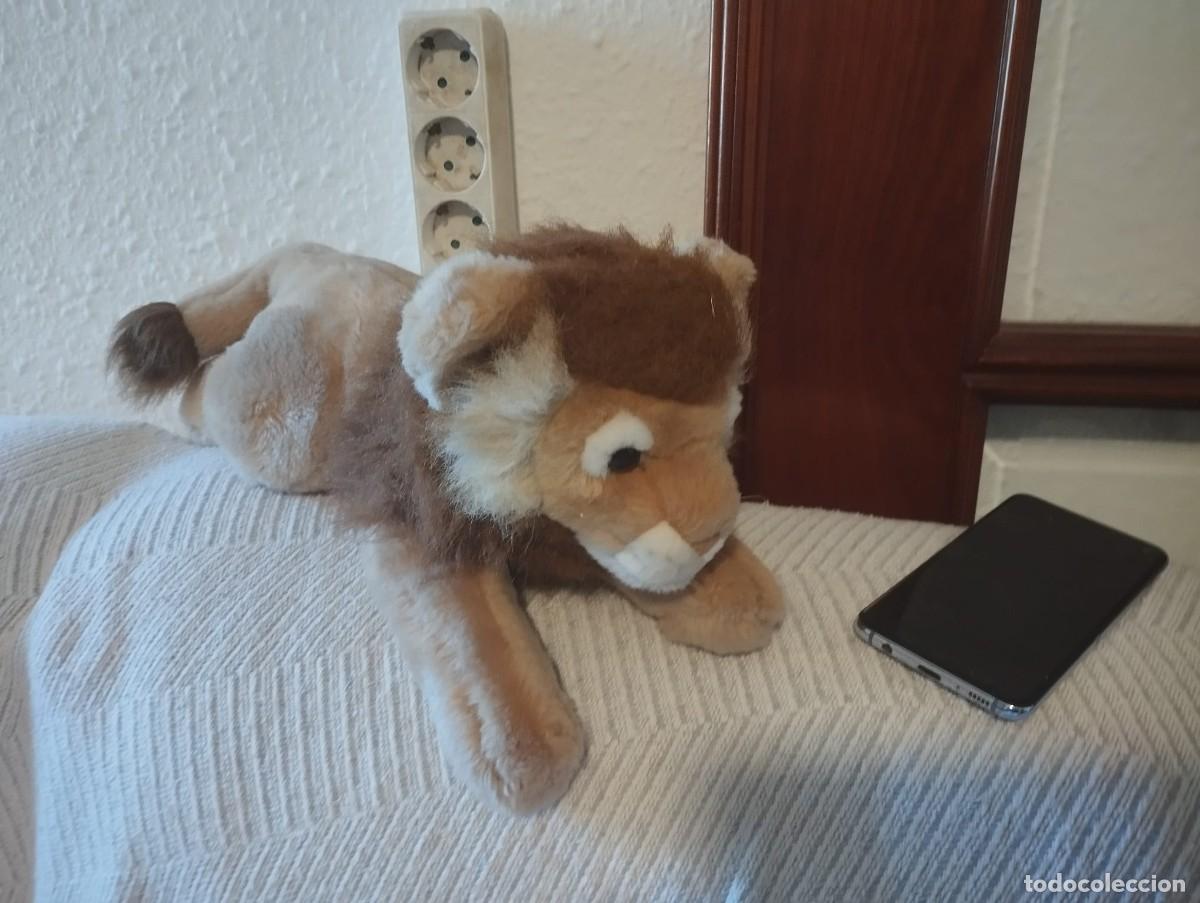 Juguetes antiguos: peluche de leon bebe