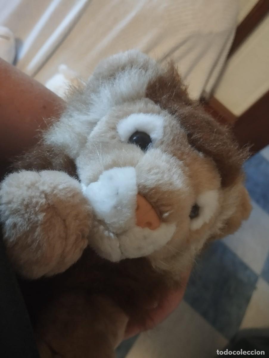 Juguetes antiguos: peluche de leon bebe - Foto 4