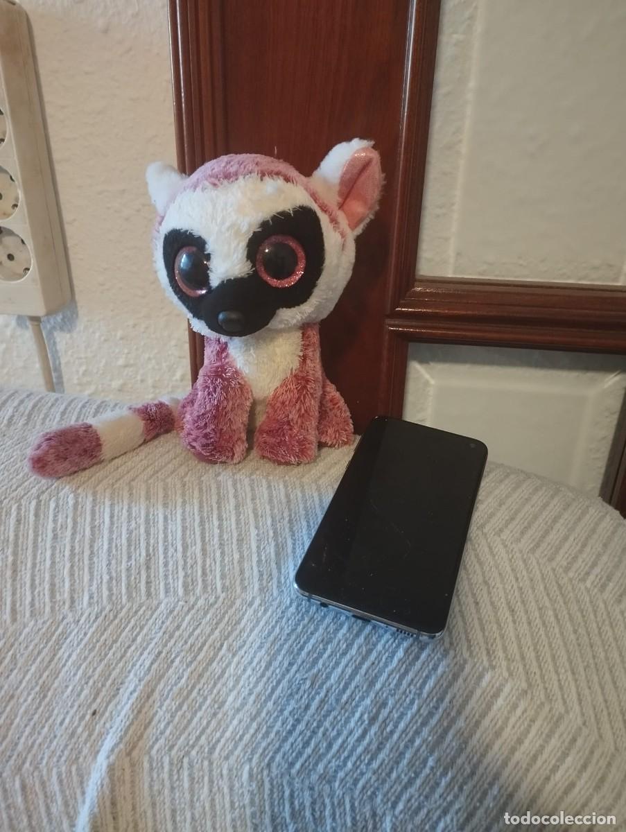 Juguetes antiguos: peluche de LeeAnn el lemur rosa