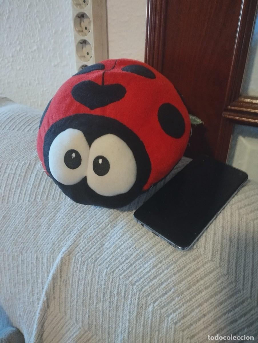 Juguetes antiguos: peluche de mariquita de la coleccion carrefur