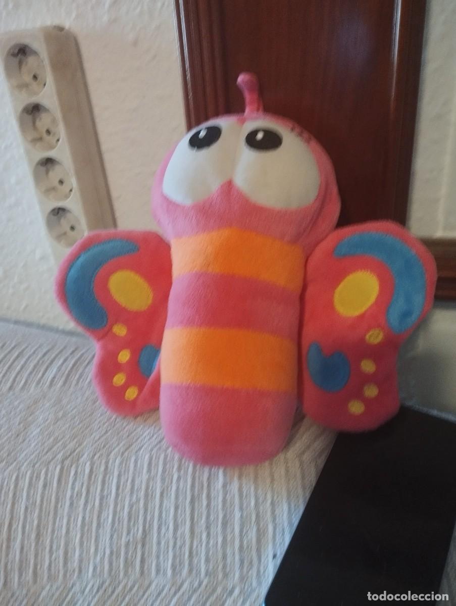 Juguetes antiguos: mariposa de peluche de la coleccion carrefur
