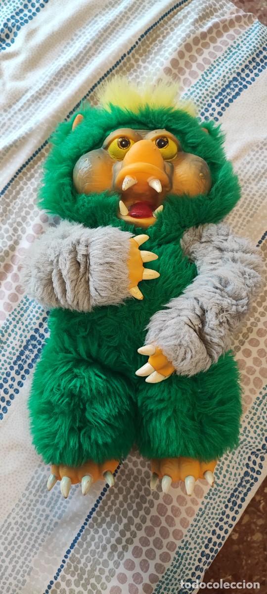 Juguetes antiguos: Peluche Vintage LOS TEMBLORS (Verde) - VIR 1991 - Muy Raro