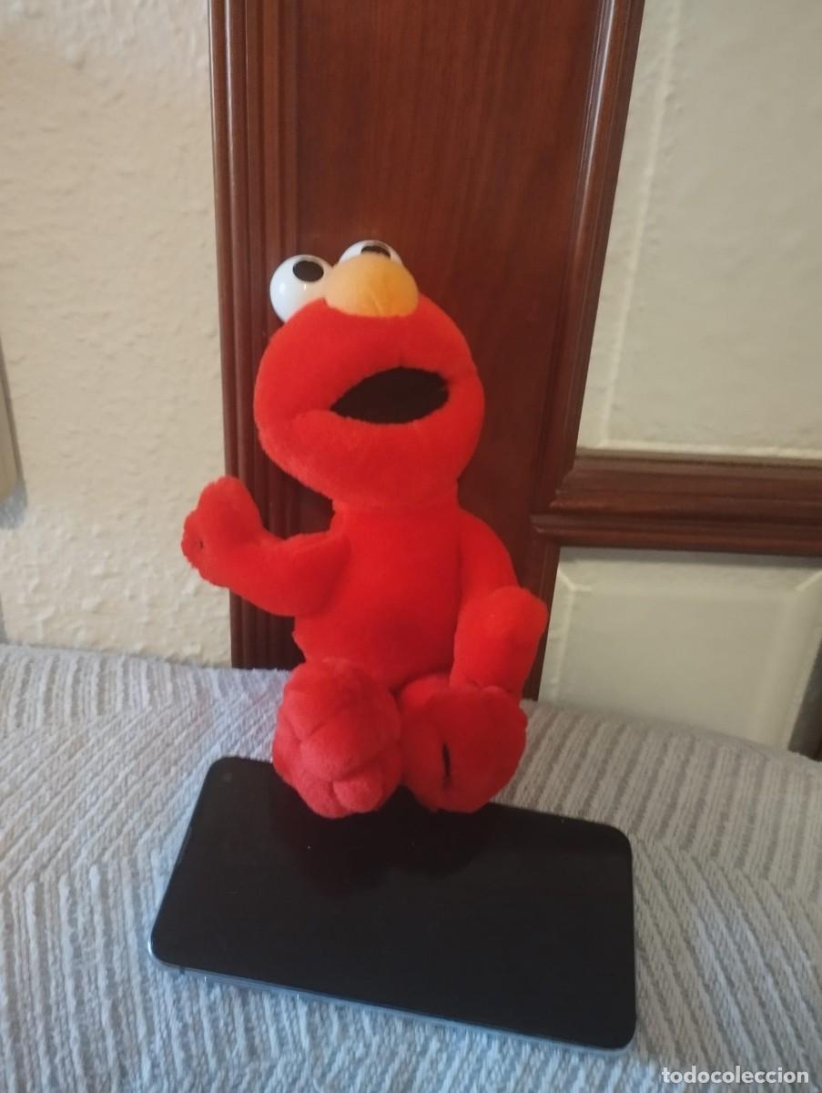 Juguetes antiguos: peluche de elmo, de barrio sesamo