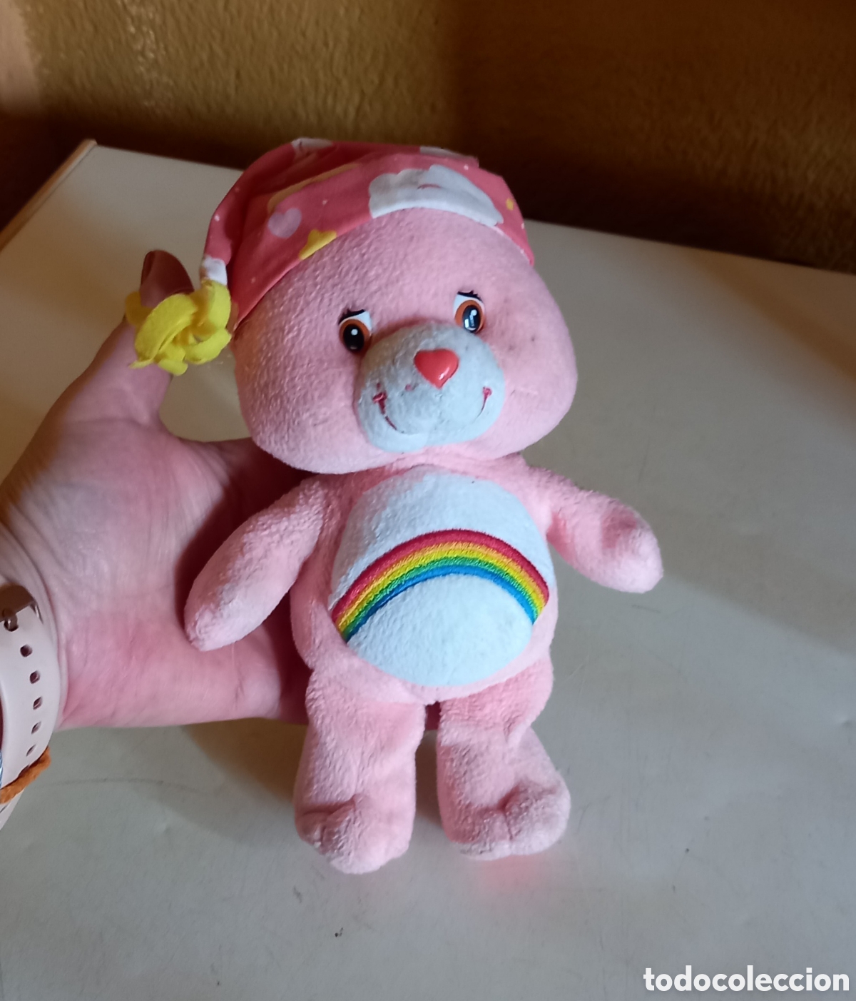 Juguetes antiguos: PELUCHE OSOS AMOROSOS, CARE BEARS LA FIESTA DEL PIJAMA
