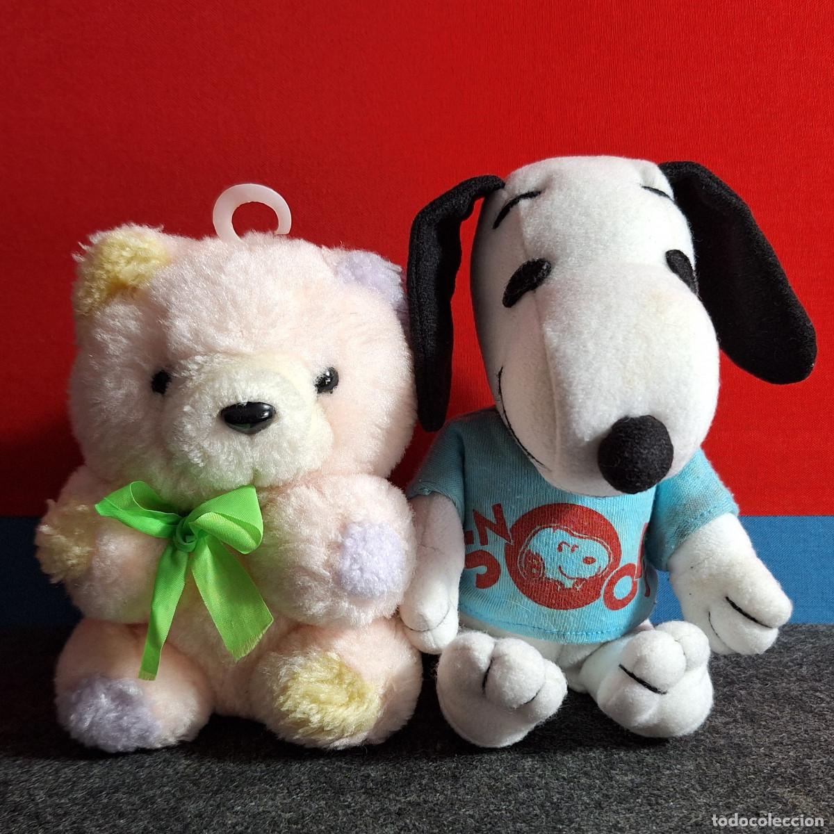 Brinquedos Antigos: Lote de dos peluches - Osito y Snoopy